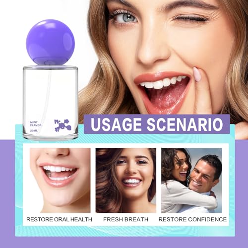 Probiotisches Mundspray für Lang Anhaltende Frische, Alkoholfreies Mundspray mit Probiotika für die Mundpflege, Praktisches Mundsprays im Reiseformat, Fördert die Mundgesundheit – Bild 4