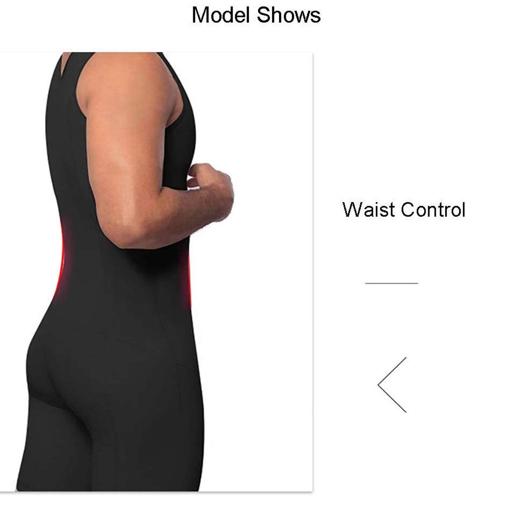 Męski kombinezon modelujący sylwetkę, modelujący brzuch, wyszczuplający talię i wyszczuplający sylwetkę