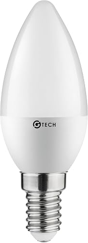 GTV Ampoule LED Flamme G-TECH C30, Culot E14, 6W (Équivalent 43W), 520 Lumens, 3