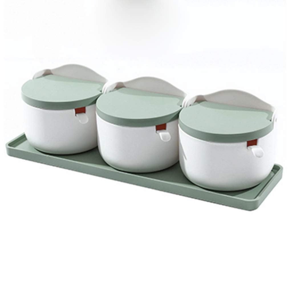 IANSHFKN Plastic Seasoning Cans Large Capacity Salt and Pepper Bottle Storage Jars for Oil Spice Container Home Kitchen
