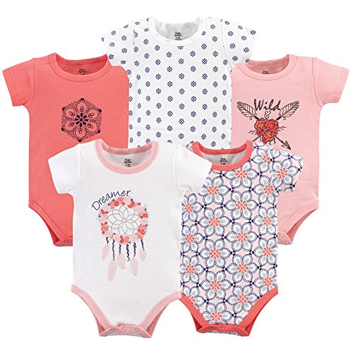 Image of Yoga Sprout Cotton Bodysuit, 5 Pack
