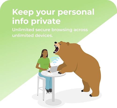 Miniatura 2 de TunnelBear VPN, Unlimited Devices, 1-Year Subscription, VPN Software for Internet Privacy, Unlimited Data, Digital Download
