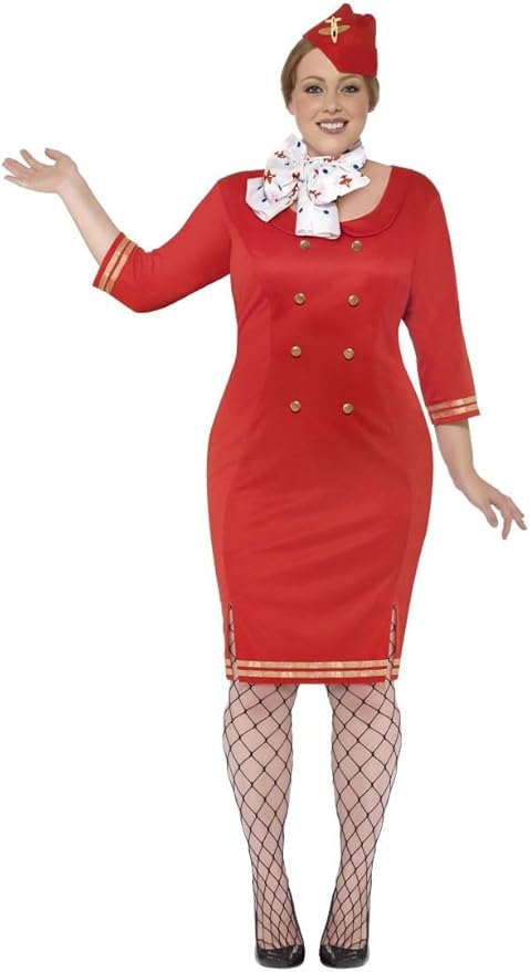 Air hostess fancy dress plus size Clearance