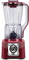 Liquidificador Arno Power Max 2200 XXL LN86, Carmim, com 6 Lâminas Powelix Pro, Copo de 2.25L, Tecnologia Autolock Anti Vazamento e Limpeza Fácil, 110V