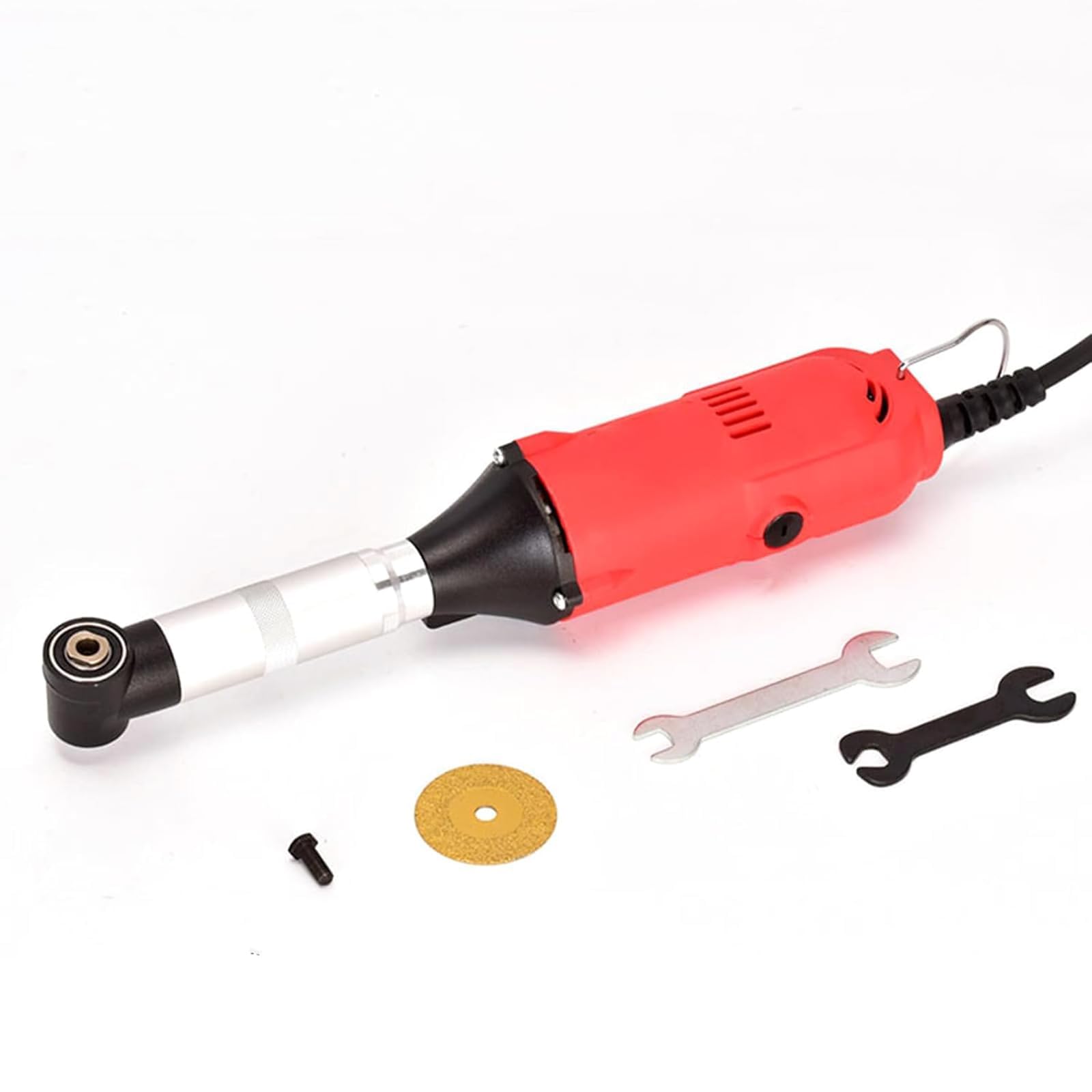 IUokLU Electric Tile Cutting Machine, 350W Electric Tile Seam Cleaning Machine, 6 Adjustable Gears, 90° Elbow Grinding, for Cleaning Cracked Tiles and Entering Corners and Walls