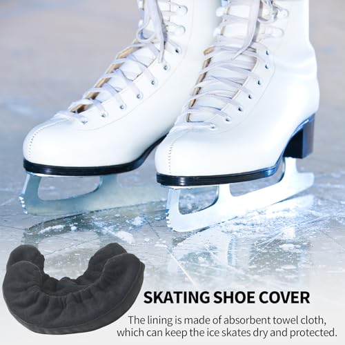 Kufenschoner Schlittschuhe Schoner,Schlittschuh Schoner,Kufenschutz Zubehör,Kufenstrumpf Eishockey Elastische Kufenstrümpfe Schlittschuhschoner für Damen Herren Kinder Schlittschuhe & Eislaufschuhe