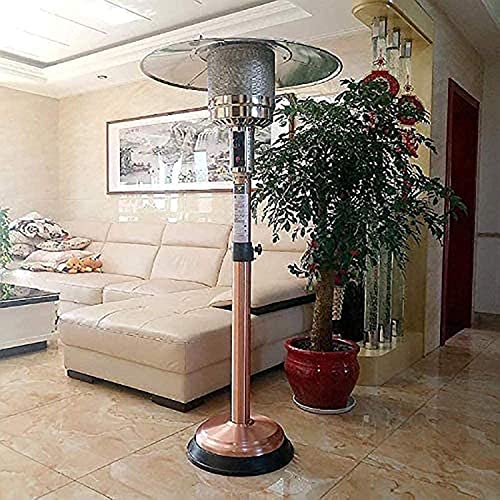 stufa a fungo per interni Riscaldatori Da Esterno For Patio, Riscaldatore A Gas Da Pavimento In Acciaio Inossidabile Regolabile In...