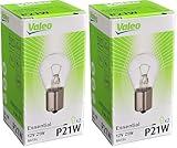 Valeo ESSENTIAL GLHLAMPE NEBEL-/SCHLUSSLICHT FR ABARTH ALFA ROMEO 032101 (Packung mit 2)