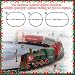 Imagen de Juego de tren de Navidad con humo, luz y sonido