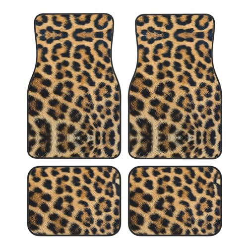 Tapis de voiture léopard universels pour sublimer l'habitacle de votre citadine ou SUV au quotidien