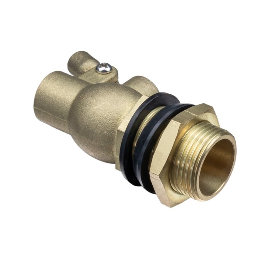 Gonchenjiu One Color Automatic Float Valve 1Pc Dn15 Dn20 Dn25 Bsp Thread Brass Valve, Water Level Automatic Control Float For Toilet Tanks(15)