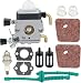 Butom FS55R FS38 Carburetor for STIHL FS45 FS46 FS55 KM55 HL45 FS45L FS45C FS46C FS55C FS55RC String Trimmer Weed Eater C1Q-S97 C1Q-S186 with Air Filter Cap Fuel Line Kit