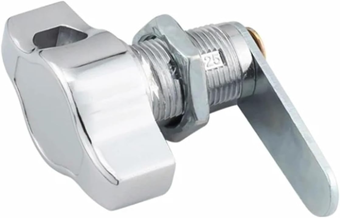 Handle Cam Lock Keyless for School Cabinet Door Drawer Cupboard Locker Yacht Hardware MMS485 1Pcs(25mm)