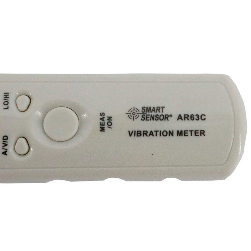 AR63C cyfrowy długopis typ miernik wibracji tester miernik analizator przyspieszenie 0,1 ~ 199,9 m/s2 prędkość 0,1 ~ 199,9 m/s