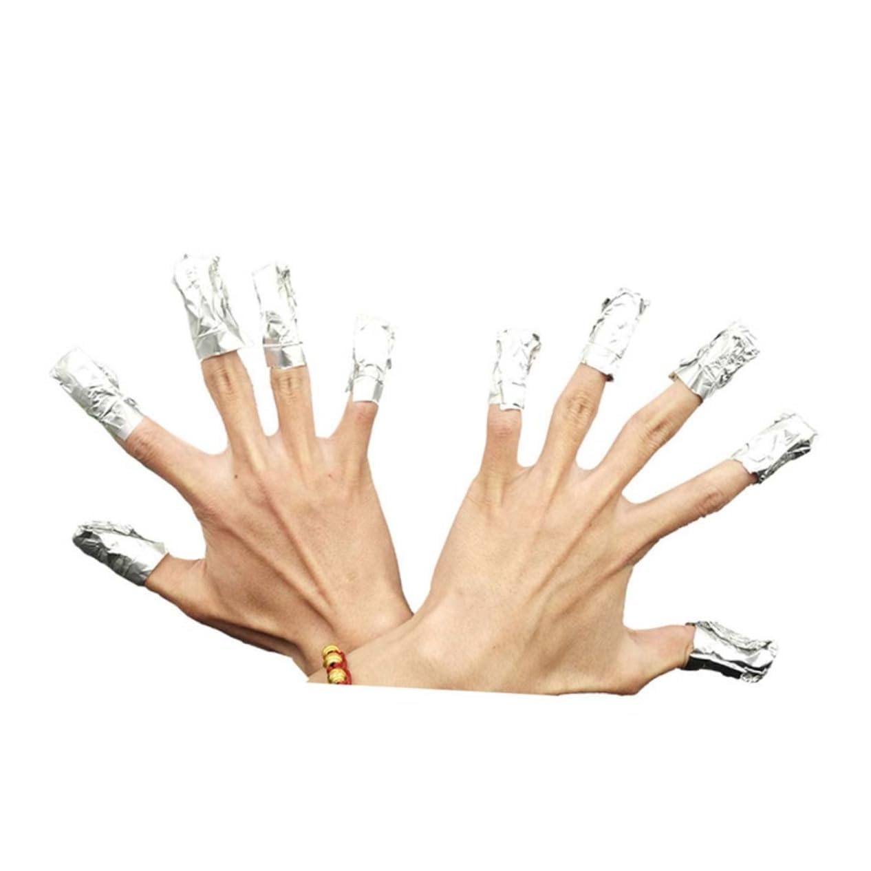 Mikinona Nail Wraps Pad Set 250pcs Armor Removal Cotton Soak off Gel Remover Nail Polish Remover Pads Quick Dry