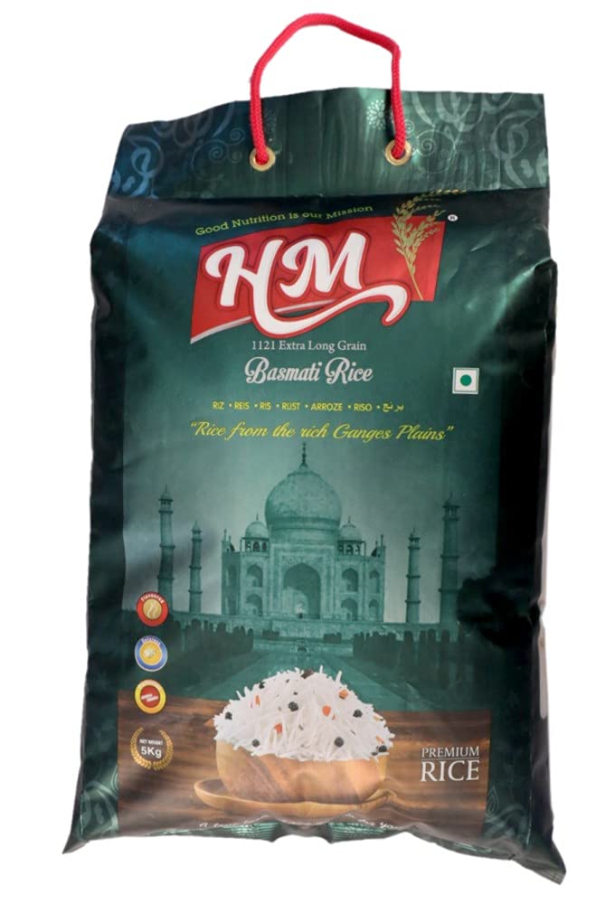 HM 1121 Extra Long Grain Basmati Rice (5 Kg), 5 kg (Pack of 1) (B0B7J3Z7PZ) Amazon Price History, Amazon Price Tracker