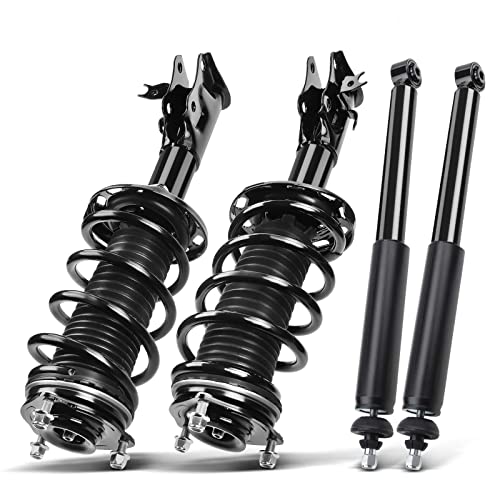 A-Premium Set (4) Front and Rear Complete Shock Absorber Strut & Coil Spring Assembly Compatible with Honda Civic 2006-2011 & Acura CSX 2006-2011 (Sedan Only), Replace# 172286, 172287, 5609