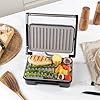 Salter Marblestone Health Grill - Panini Maker Non-Stick 750W Met Floating Hinge & Drip Tray