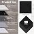48 Pieces Vinyl Flooring Peel and Stick Floor Tile Stick on Floor Tile Self Adhesive Waterproof Bathroom 12 x 12 Inch Floor Tile for Bathroom Kitchen Bedroom Living Room (Black Marble)