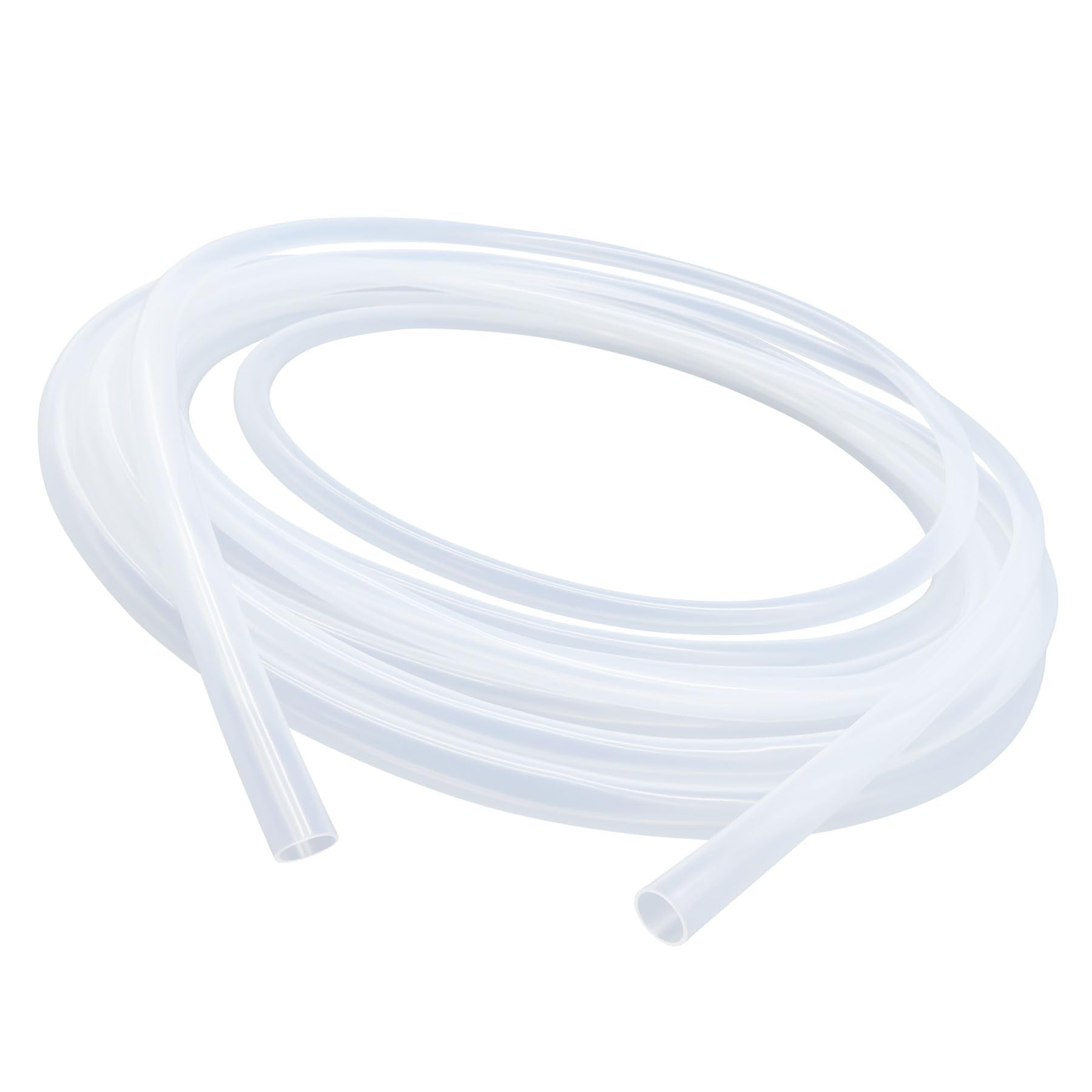 LAVMHAB Clear Silicone Tube Food Grade Hoses Size 9mm x 13mm, Length 6m (19.6ft), Thickness 2.0mm, Flexible Rubber Silicone Tubing for Air Hoses Water Pipes