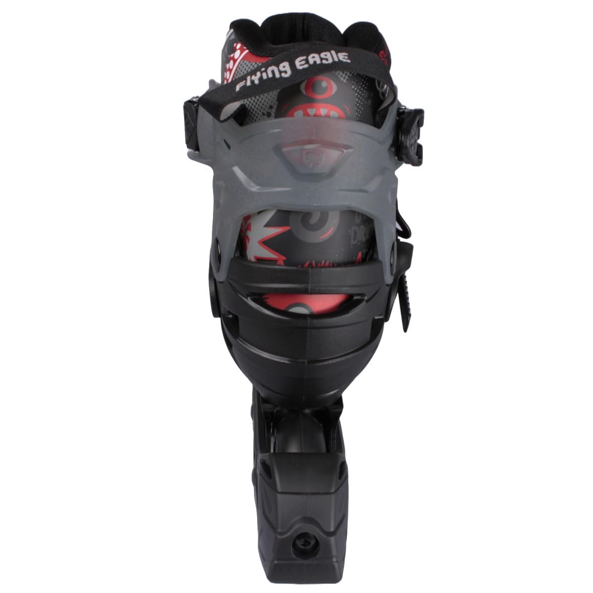 L6 Lumos Jr. Skates (Black, Adjustable EU Sizes 33-37)