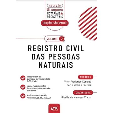 Capa do livro Registro Civil das Pessoas Naturais