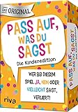 Pass auf, was du sagst – Die Kinderedition: Wer bei diesem Spiel »Ja«, »Nein« oder »Vielleicht« sagt, verliert! | Das Original. Das perfekte Geschenk. Für Kinder ab 6 Jahren
