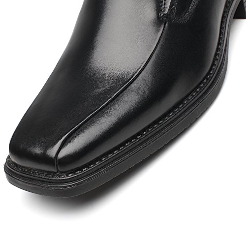 Image of Brown Leather Slip-On Loafers for Men by La Milano