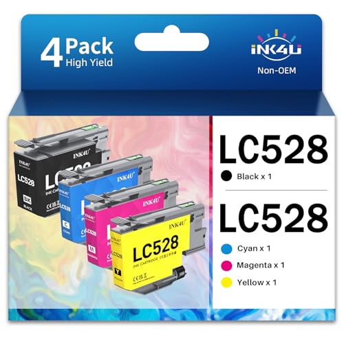Cartouches LC528VAL INK4U pour éviter les lignes blanches sur Brother MFC-J6975DW et J6977DW