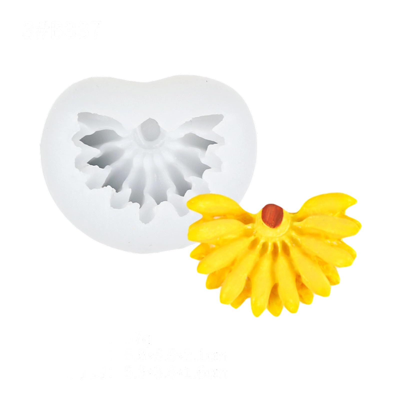 Tsophreniq Banana Shaped Silicone Fondant Mold Cake Baking Mold for Making Chocolate Candy Fondant Cake Decoration Edible Silicone Molds for Cakes