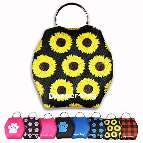 Image of Dapper Dog - Dog Tag Silencer with Tag Ring (Sunflower)