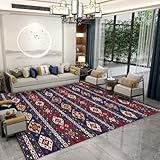 RUGMRZ Alfombra Geometrica Geometría Simple Moderna, abstracción Antideslizante y decoración Lavable Habitacion Bebe Multicolor Cocina Salon Alfombras Alfombrilla Bañera Lavable180x250CM