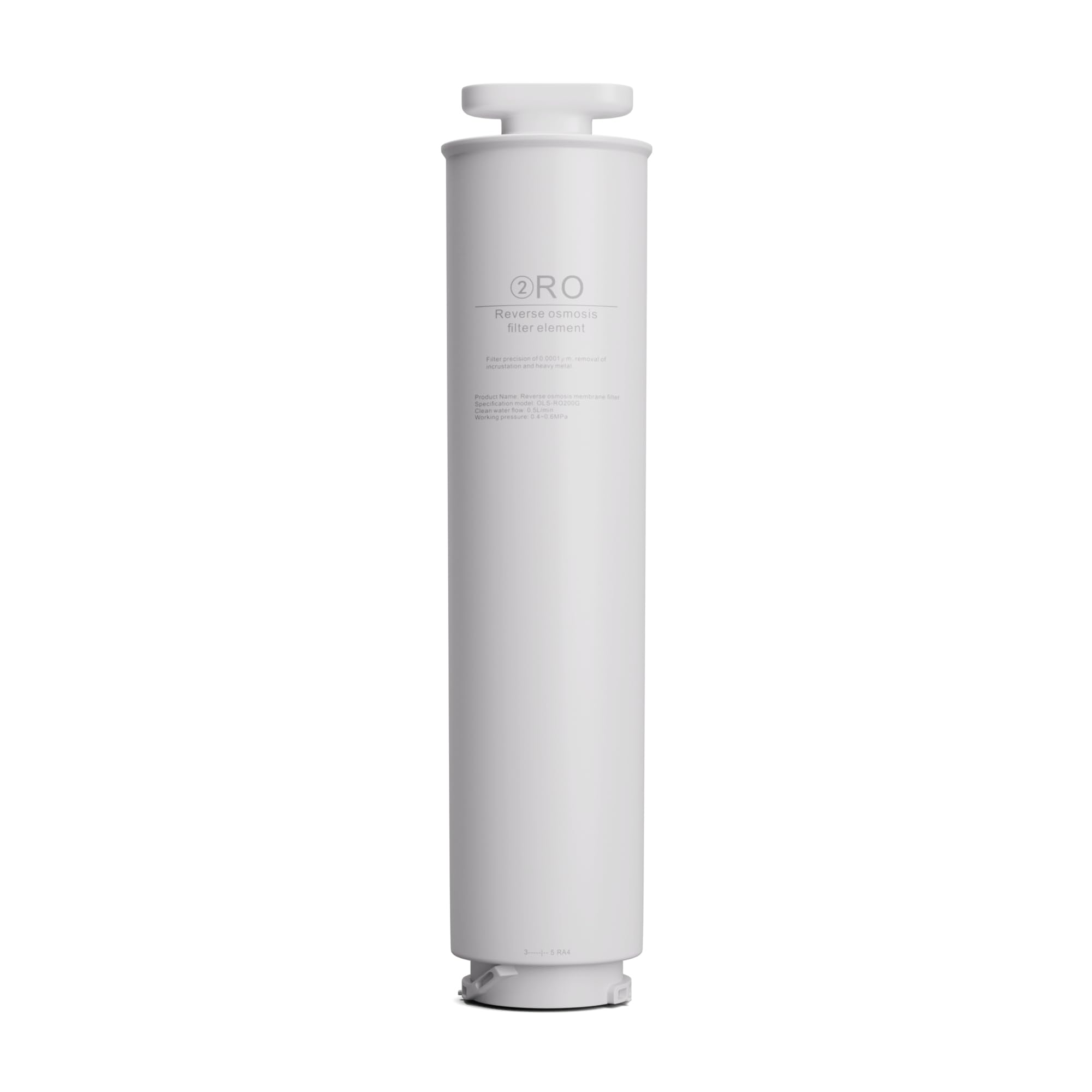 Klarstein Filtr odwróconej osmozy, filtr RO do wody wodociągowej, kompatybilny z AquaFina 6L, akcesoria do instalacji odwróconej osmozy, filtr membranowy RO, okres użytkowania 24 miesiące, 1 x blat