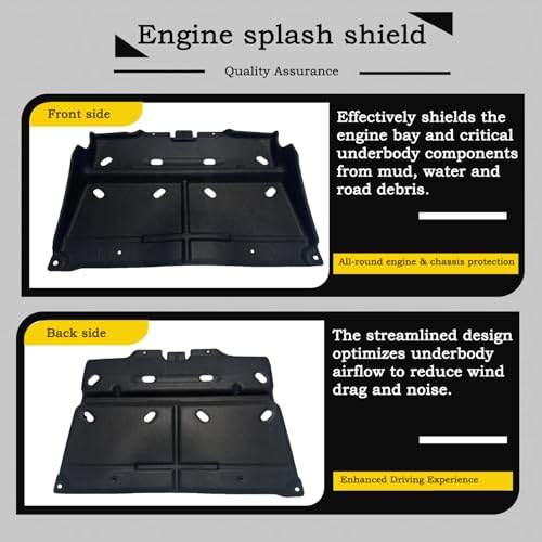 ANISUN Engine Splash Shield Under Cover ML3Z-7222-D Compatible with 2015-2024 Ford F150 Gasoline Engine JL3Z-7222-C (Not Fit Raptor Model & 3.0L Diesel) by ANISUN - Used condition - Image 2