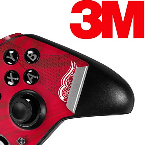 Skinit Decal Gaming Skin Compatible with Xbox One Elite Controller - Officially Licensed NHL Detroit Red Wings Home Jersey Design