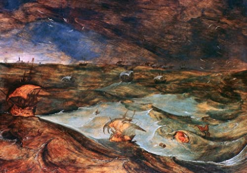 Gravures la tempête de Pieter Bruegel l'Ancien poster mural 60x90cm