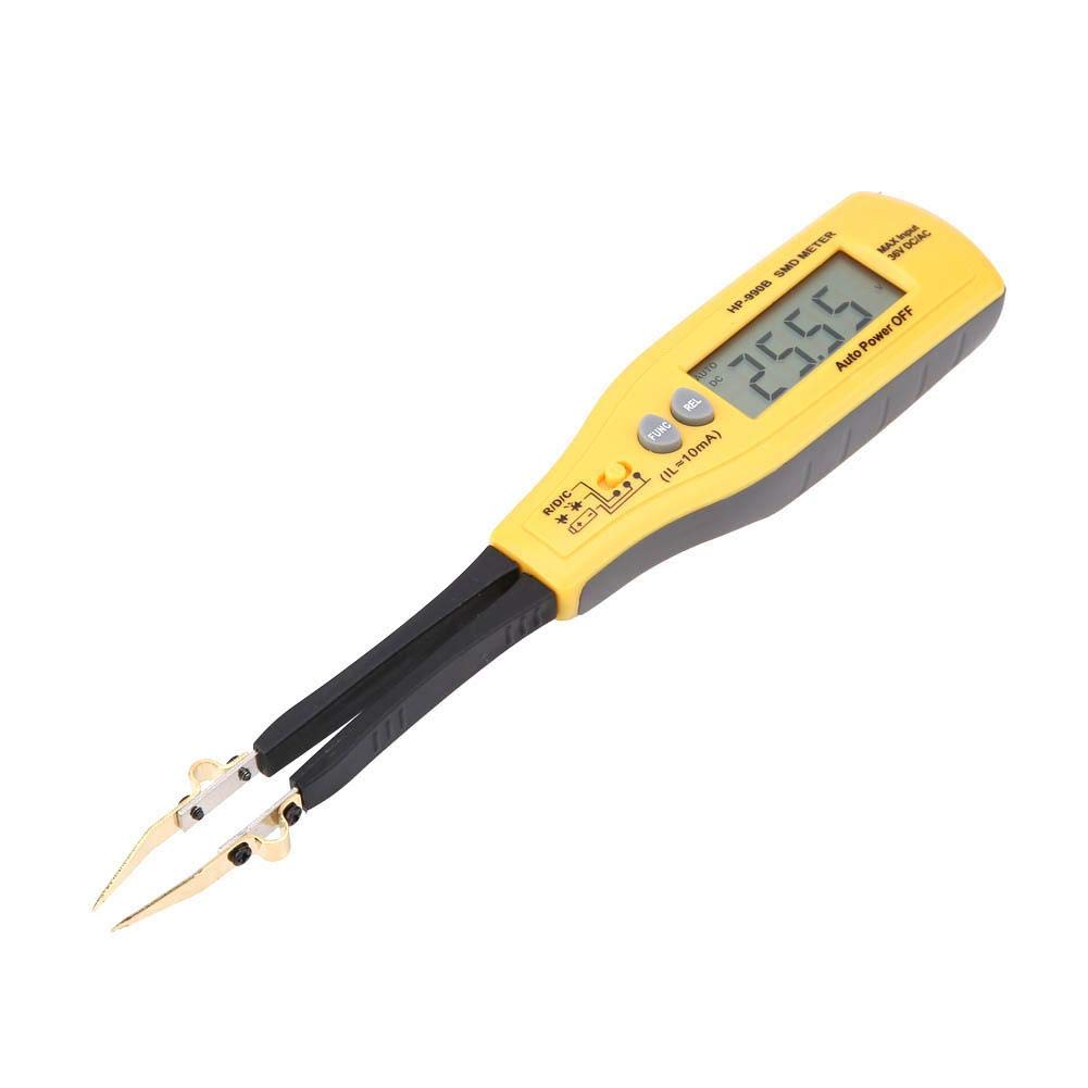 HP-990B SMD-Messgerät Widerstandskondensator Diode/Durchgang/Batterietester Auto Range Handdioden-Widerstandsmessgerät 4000Counts mit Relativmodus