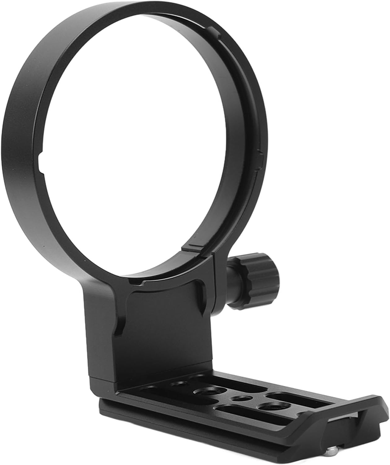 with with 1/4in 3/8in Screw Hole and Wrench Lens Tripod Mount Collar, Aluminum Alloy Lens Collar Tripod Mount Ring for 100‑400mm F5‑6.3 DG DN OS E Mount