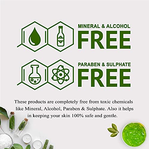 NutriGlow NATURAL'S Bamboo & Charcoal Facial Kit With Tea Tree Oil For Deep Cleansing, 250gm + 10ml With Electric 5 In 1 Face Massager - Image 6