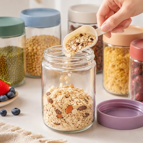 Artcochan 16 oz Glass Mason Jars