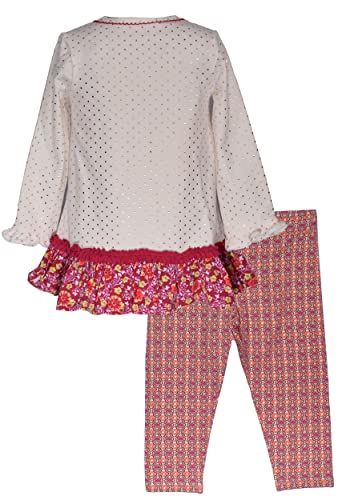 Bonnie Jean Fall Thanksgiving Pumpkin Legging Set Outfit Baby Toddler and Little Girls2
