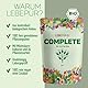 Lebepur Complete Mix Bio 400g – 34 Pflanzenpulver – Mit Algen, Vitalpilzen & Milchsäurekulturen – Perfekt für Smoothies & Shakes – Hochwertige, natürliche Zutaten wie Spirulina & Gerstengras
