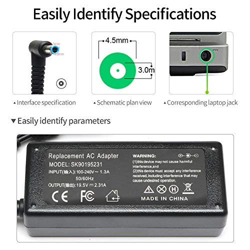 45W-Laptop-Charger-for-HP-14-inch-Laptop-14-DK-14-DQ-14-DF-14-DH-14-DS-14-AC-14-AK-14-AL-14-BA-Series-14-DF0023CL-14-DF0018WM-14-DK0731MS-14-DK1025WM-14-DS0040NR-14-AC020WM-UL-Listed-Power-Adapter