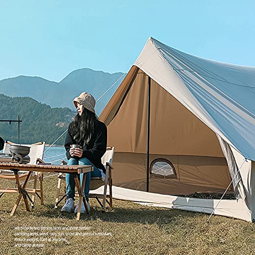 Carpa de Lona con Estufa, 4 Estaciones para Camping Familiar miniatura 7