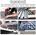 Kunovo Roofing Panels 10 Pcs Waterproof Corrugated Roofing Panels, 10 12 16 Ft Long Side Panel Roofing Tiles, Cladding Metal Windproof Board for Pergola Garages Shed(L-3m/9.8ft)