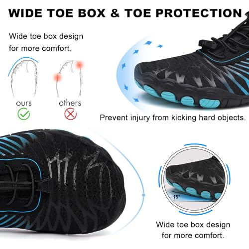 Image of Hike Barefoot Shoes for Women Men Non-Slip Breathable Walking Shoes Wide Toe Box Comfortable Athletic Footwear