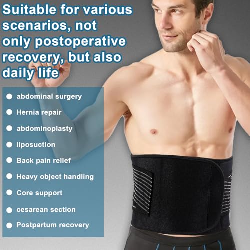Faja abdominal con panel protector EVA ajustable para post cirugía (Grande) miniatura 5