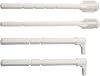 Bar Push Rod Set For GEBERIT Flush Plate Actuator 241874001 140mm x 10mm ABS White Fits UP320 Cistern Pre 2008 Suits Plates