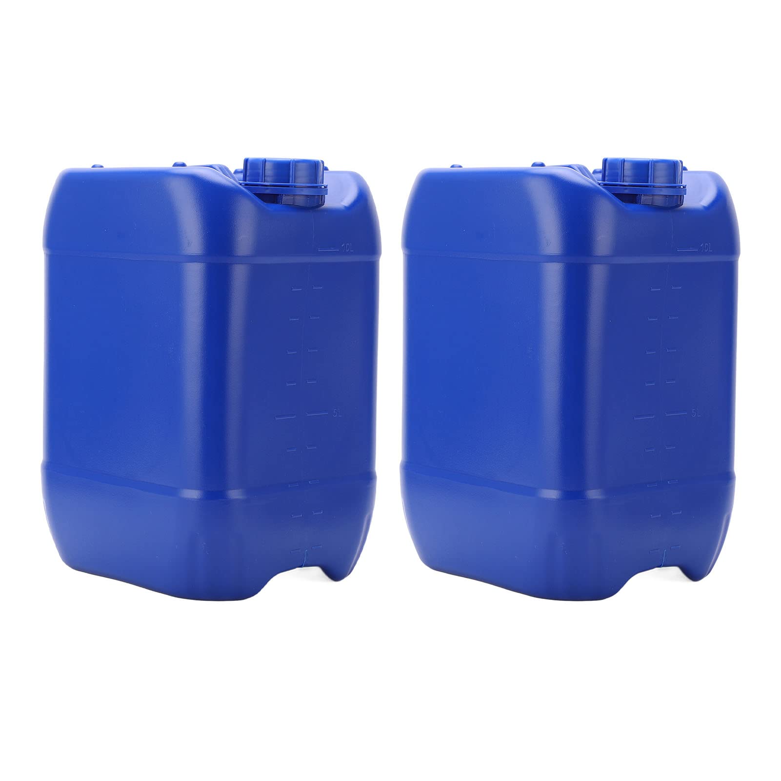 FTVOGUE Secchio per Rifiuti Liquidi Barile Impilabile in Plastica HDPE 2 Pezzi 10 Litri Contenitore di Stoccaggio Sigillante per Acque Reflue Chimiche di Laboratorio Additivi Agricoli Uso Industriale