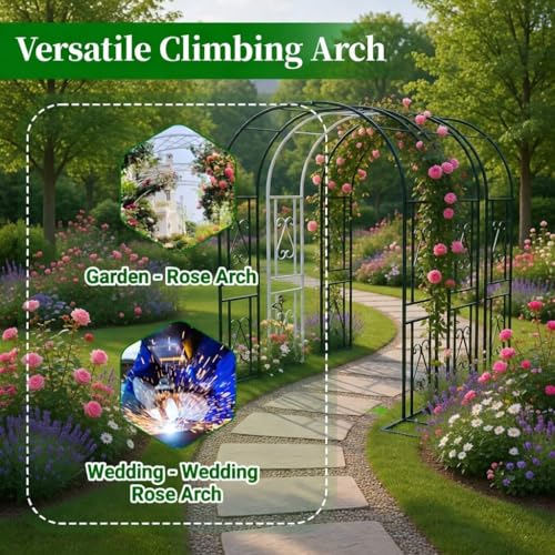 Enrejado de arco de jardín resistente y elegante 6